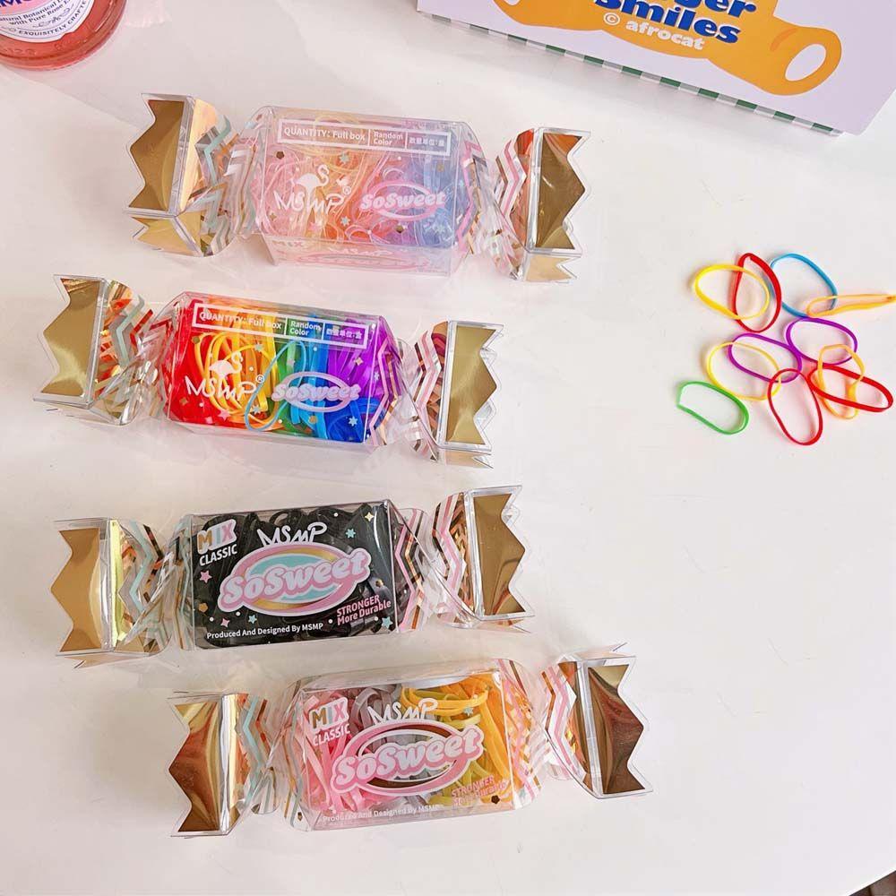 Dây Cột Tóc Cao Su 15H Màu Sắc Ngọt Ngào Phong Cách Hàn Quốc Cho Bé Gái