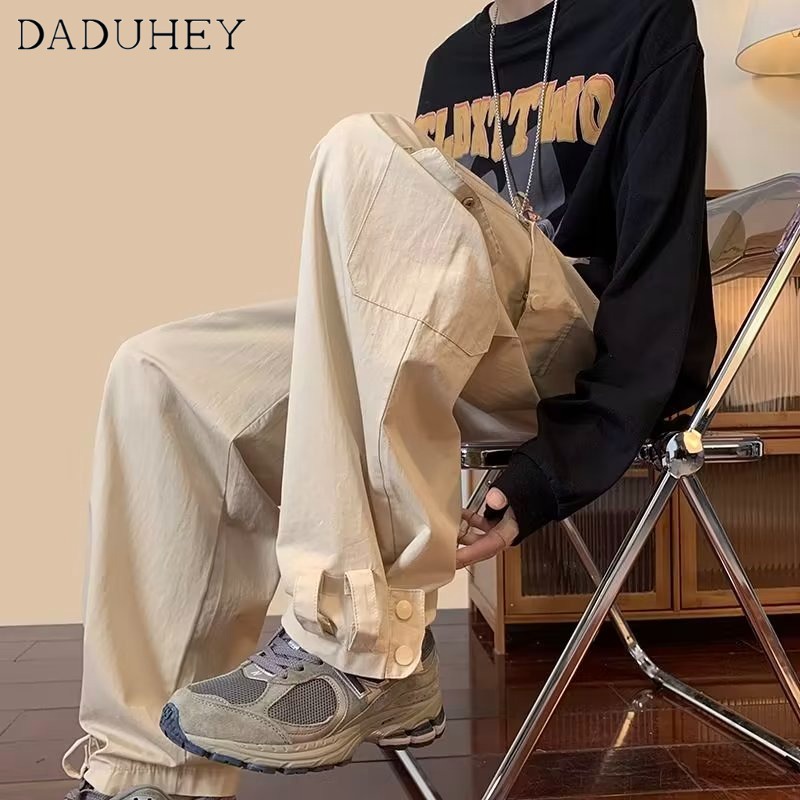 Quần Dài Dáng Suông Nhiều Túi Thời Trang Xuân Hè 2022 Cho Nam Và Nữ