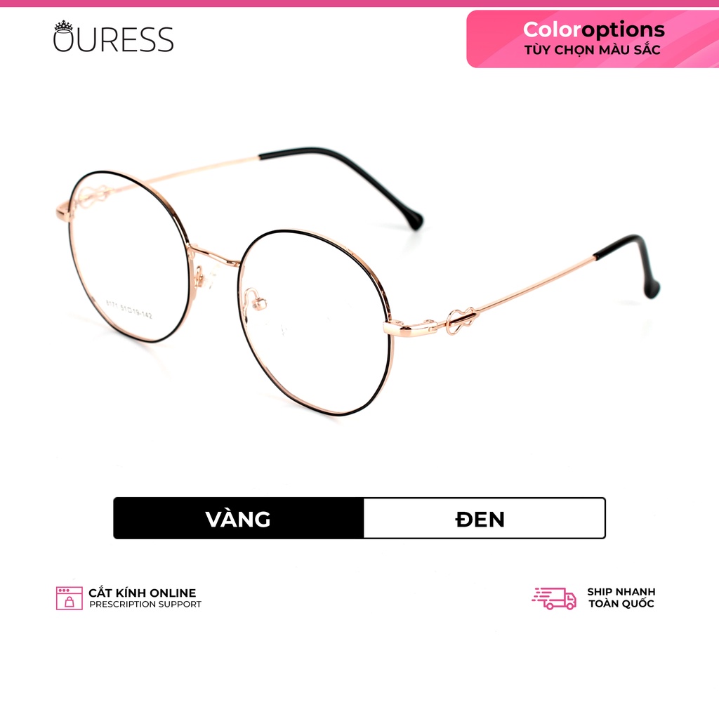 Gọng kính hợp kim 8171 thời trang nam nữ siêu nhẹ siêu bền OURESS