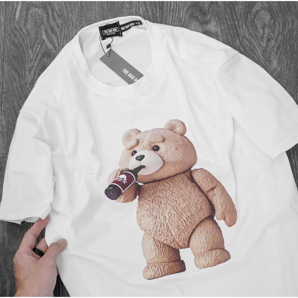 Áo thun tay lỡ TBG BEAR MSW Town Fullbox ,áo phông T shirt nam nữ unisex | BigBuy360 - bigbuy360.vn