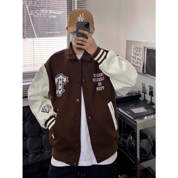 ÁO KHOÁC BOMBER NAM NỮ CỔ SƠ MI TRAO LƯU PHONG CÁCH MỚI THỜI THƯỢNG VLTN FASHION