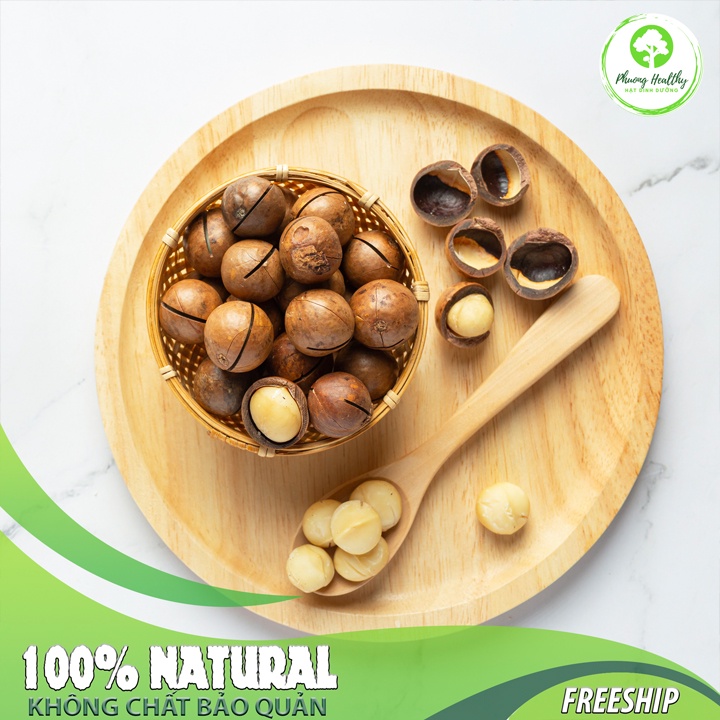 Hạt Macca tách vỏ [DATE MỚI] Size Lớn - Hạt macca Daklak Loại 1 – Kèm đồ khui vỏ