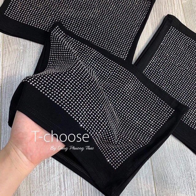 ÁO QUÂY NGỰC ĐÍNH ĐÁ SIÊU HÓT