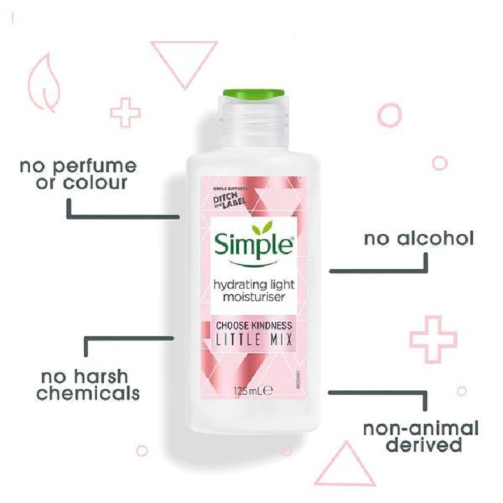 Kem Dưỡng Ẩm Ban Ngày Simple Kind To Skin Hydrating Light Moisturiser 125ml