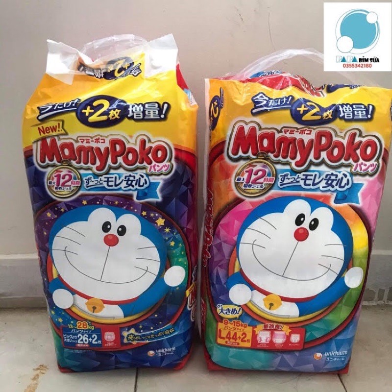 [HCM] Bỉm Quần MAMYPOKO nội địa Nhật M56/L44/XL38/XXL26
