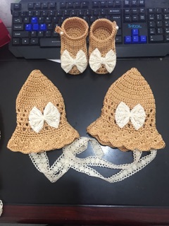 Combo mũ hè HandMade sợi thô chị như lý