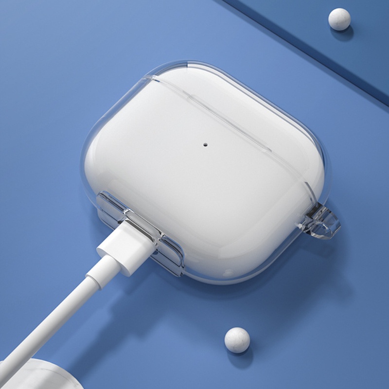 Vỏ Bảo Vệ Hộp Sạc Tai Nghe AirPods 3 (2021) Bằng TPU Mềm Màu Trong Suốt