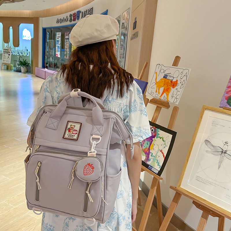 Balo du lịch IELGY sức chứa lớn thời trang theo phong cách Hàn Quốc dành cho nữ