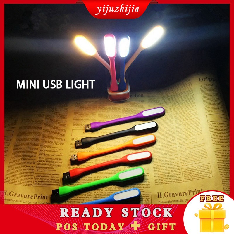 Đèn LED USB Mini Khẩn Cấp Ánh Đèn Trắng Bảo Vệ Mắt Tiết Kiệm Năng Lượng Tiện Lợi