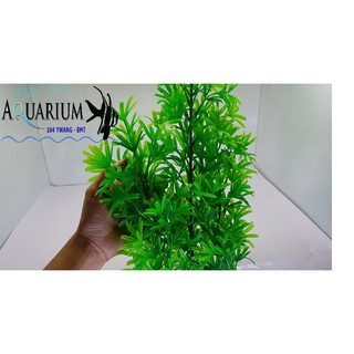 Cây nhựa lớn trang trí bể cá
