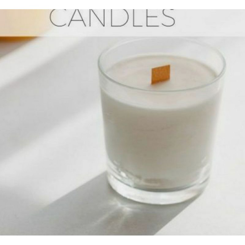 Nến thơm CHANH SẢ NATURE dạng Ly Trong 2 lớp - 9293store - 9293decorcandle