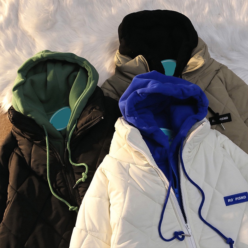 Áo phao nam ulzzang quảng châu có mũ phong cách trẻ trung hiện đại