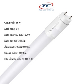 Bóng đèn led tuýp PC 36W Duhal (KDH136)
