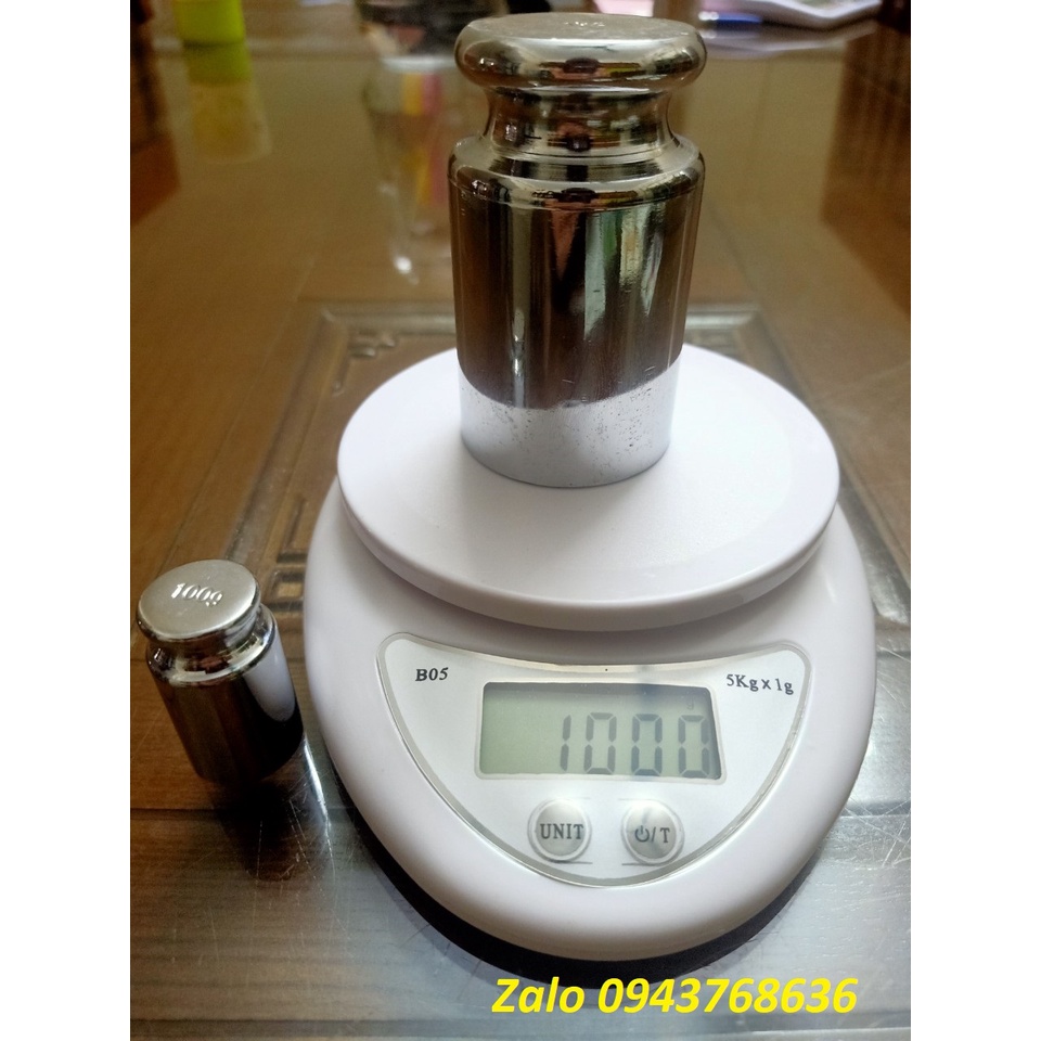 Cân Điện Tử Thực Phẩm Nhà Bếp Mini Electronic Kitchen Scale Cân Thực Phẩm 5Kg /1G Kèm Pin AAA