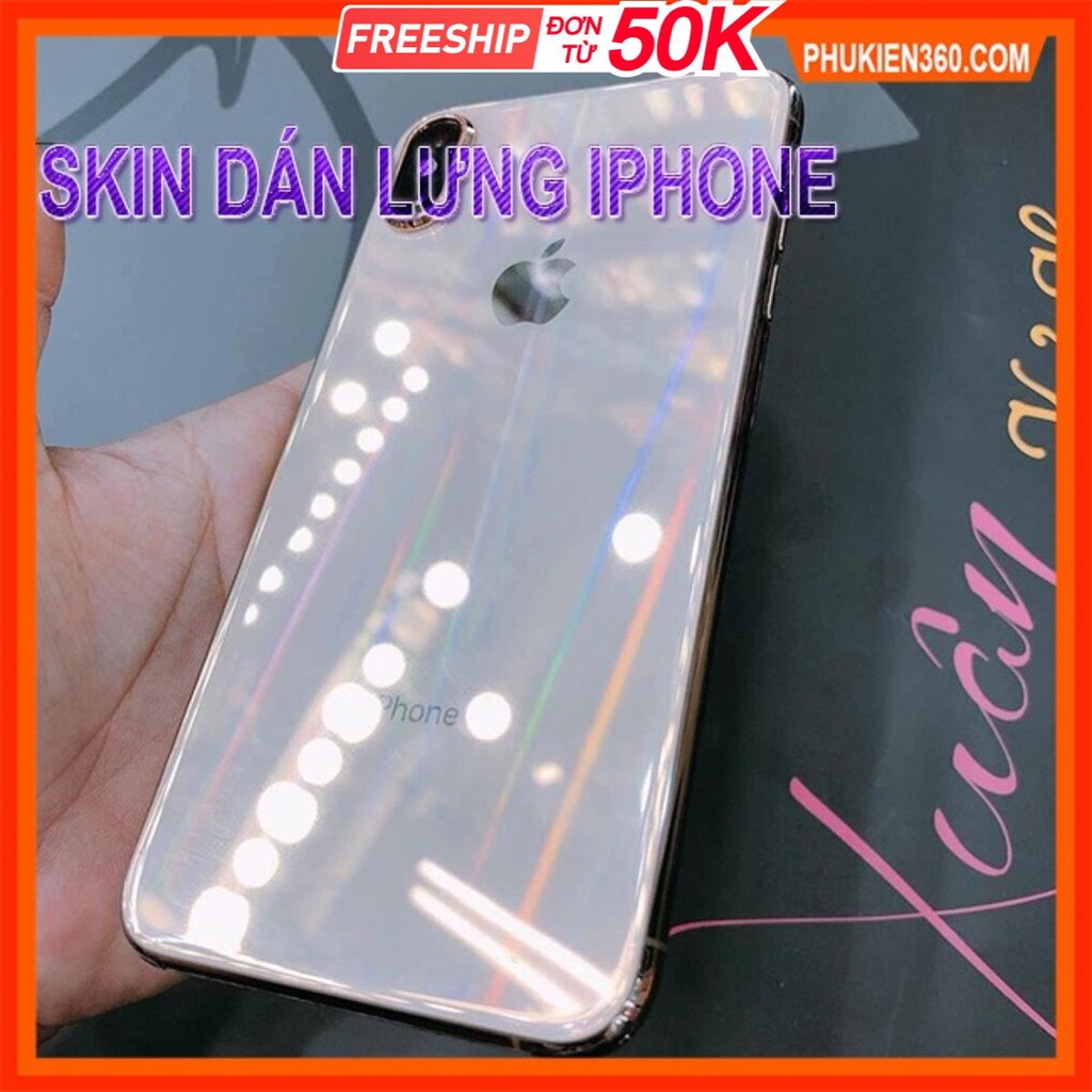 Skin Dán Mặt Lưng iPhone PPF Màu Cầu Vồng iPhone 6,6s,6plus,6s plus,7,7 plus,8,8plus,x,xs,xs max,11,11 pro max