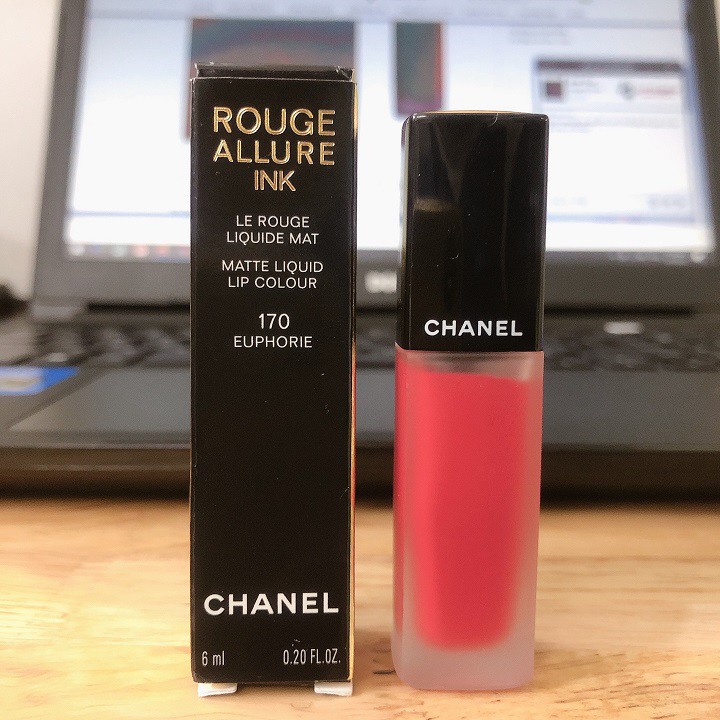 Son Chanel Rouge Allure Ink Cahnel170 Euphorie Màu Hồng Đỏ