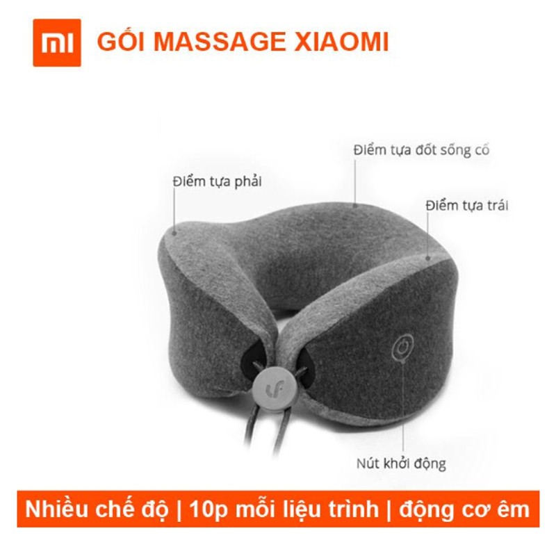 Gối Massage Cổ Cao Cấp Xiaomi Leravan LR-S100 Chính Hãng