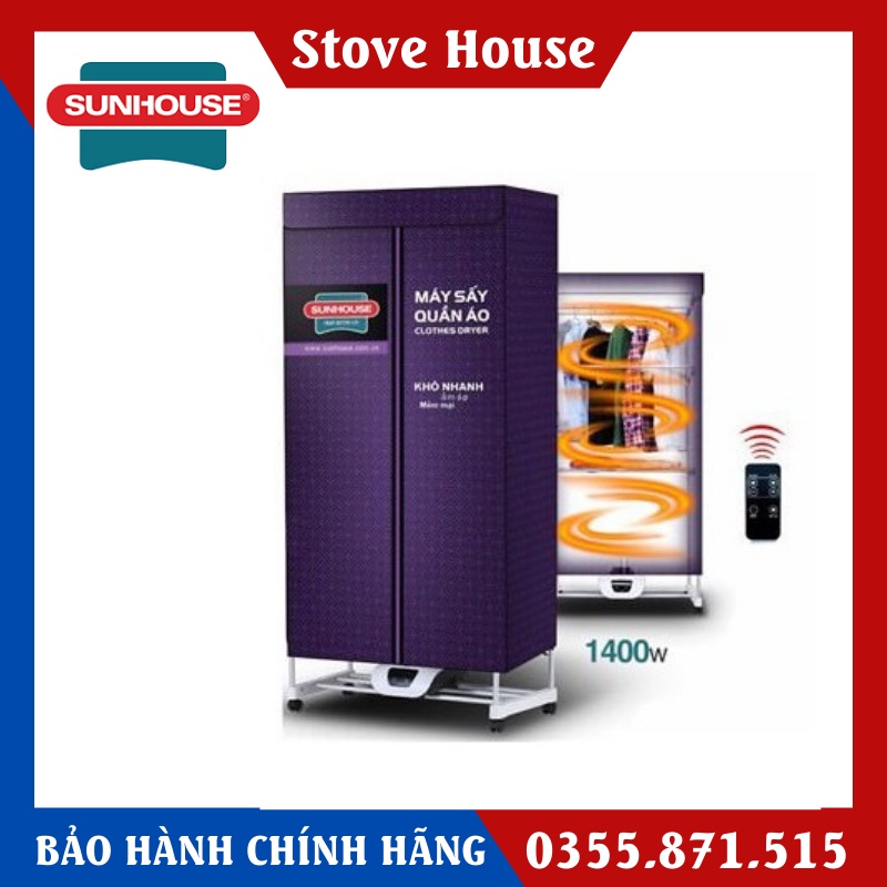 Máy sấy quần áo Sunhouse SHD2707 - HÀNG CHÍNH HÃNG BẢO HÀNH 12 THÁNG