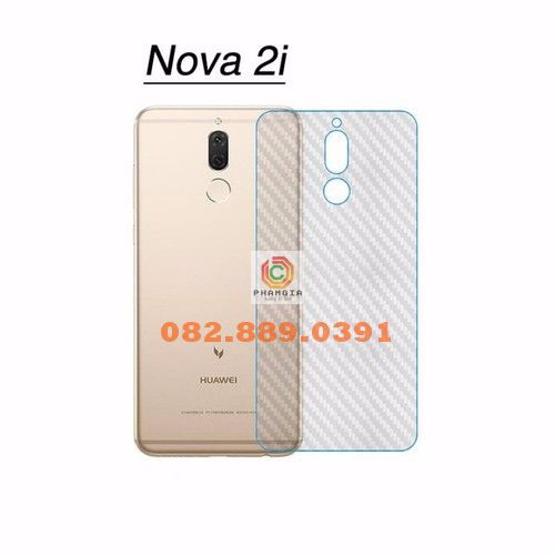 Miếng dán mặt lưng skin carbon Huawei Nova 2i/3/3e/3i