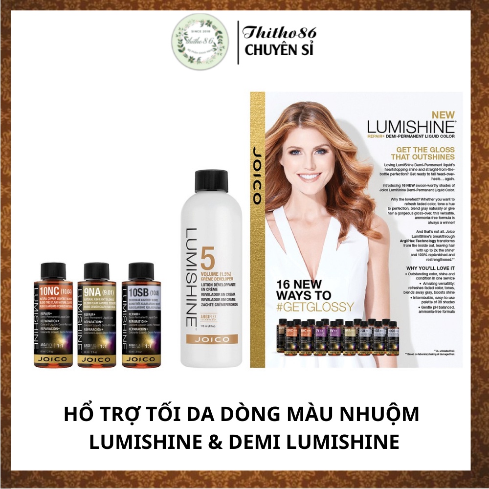 Oxy Trợ Nhuộm Bóng Tóc JOICO LUMISHINE 950ML