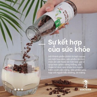 HẠT CA CAO SẤY MẬT HOA DỪA CHỐNG OXI HÓA CAO BỔ DƯỠNG ĐẸP DA