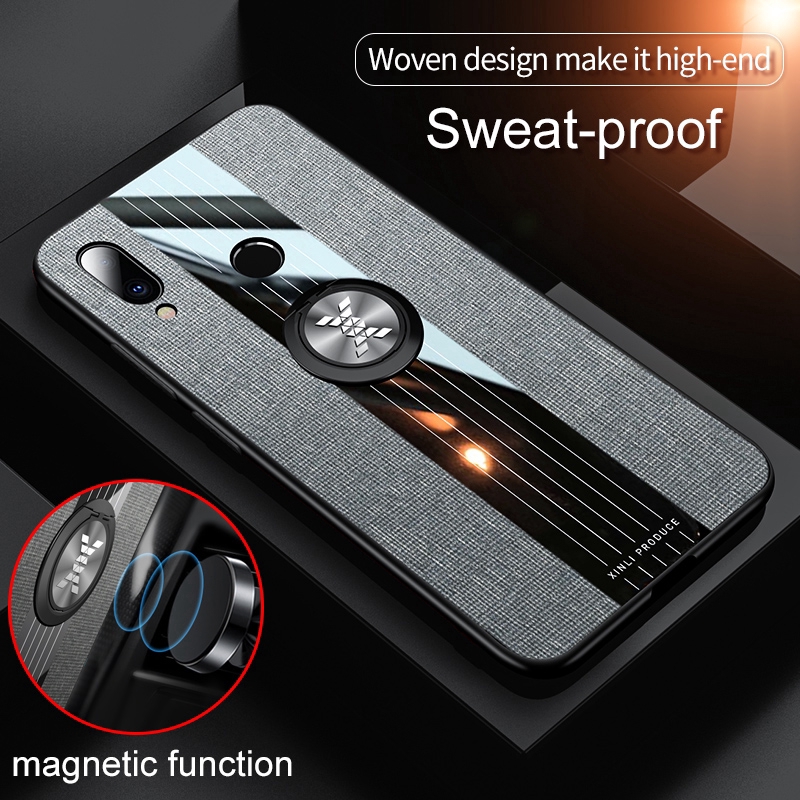 Ốp điện thoại cứng với nhẫn chống trượt cho MEIZU NOTE 9 NOTE 8