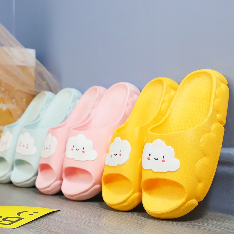 Dép Đi Trong Nhà/Ngoài Trời Dày Dặn Chống Trượt Hình Đám Mây Dễ Thương sf8460