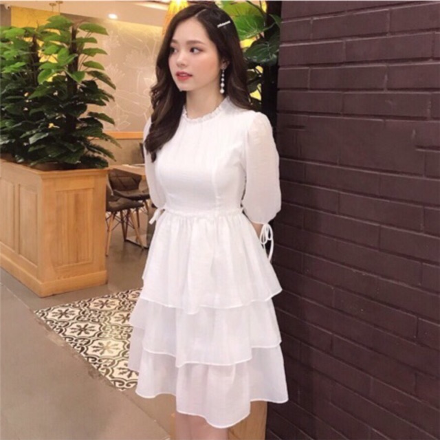 Đầm dự tiệc voan 2 tầng cao cấp | BigBuy360 - bigbuy360.vn