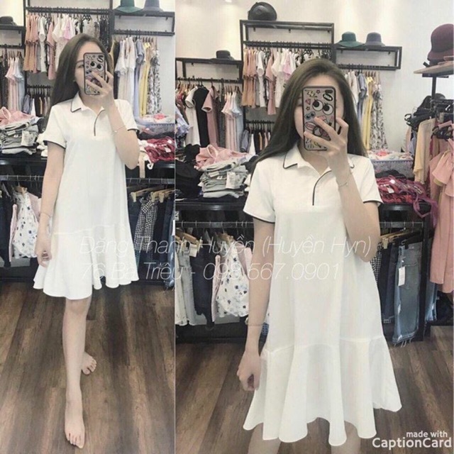 Váy zara trắng 