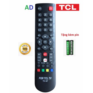 Điều khiển tivi TCL TC-97 smart internet loại tốt thay thế cho khiển xin theo máy - Tặng kèm pin chính hãng