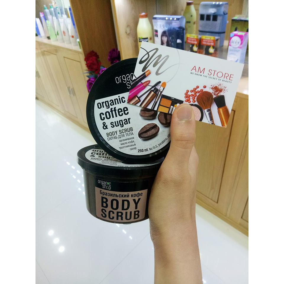 Tẩy da chết Body Organic Coffee