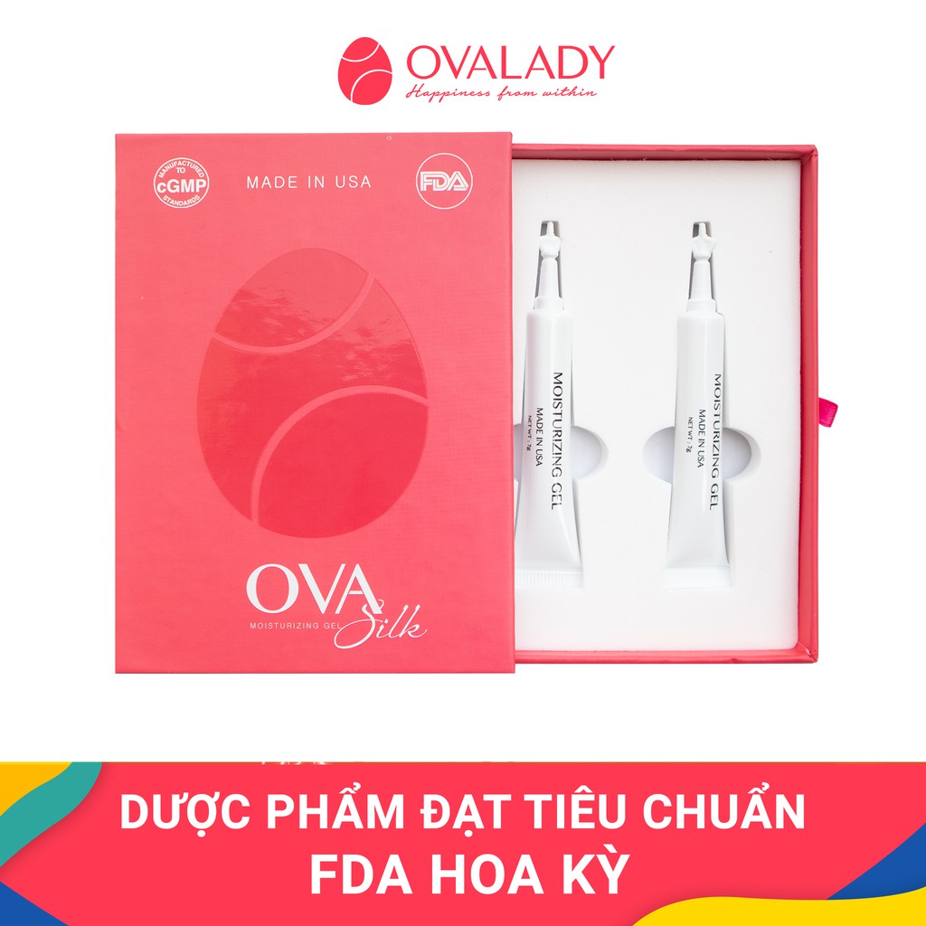 Gel bôi trơn âm đạo OvaSilk  - USA, hỗ trợ và  cấp ẩm âm đạo và an toàn cho vùng kín, 120g