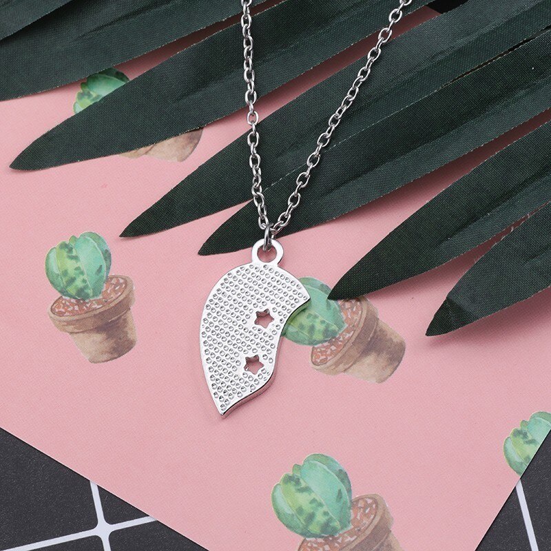 2 cái Dây Chuyền Bạn Thân Tốt Nhất Mặt Dây Chuyền Ngôi Sao Tình Yêu Trái Tim Màu Vòng Cổ Phụ Nữ Bff Đồ Trang Sức Tình Bạn Quà Tặng Giáng Sinh Cổ Áo