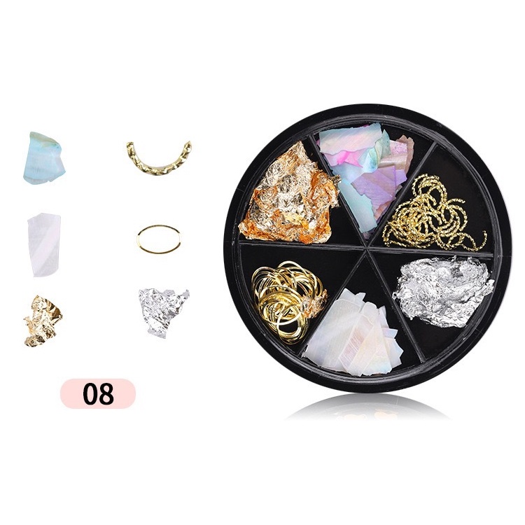 set charm trang trí nail