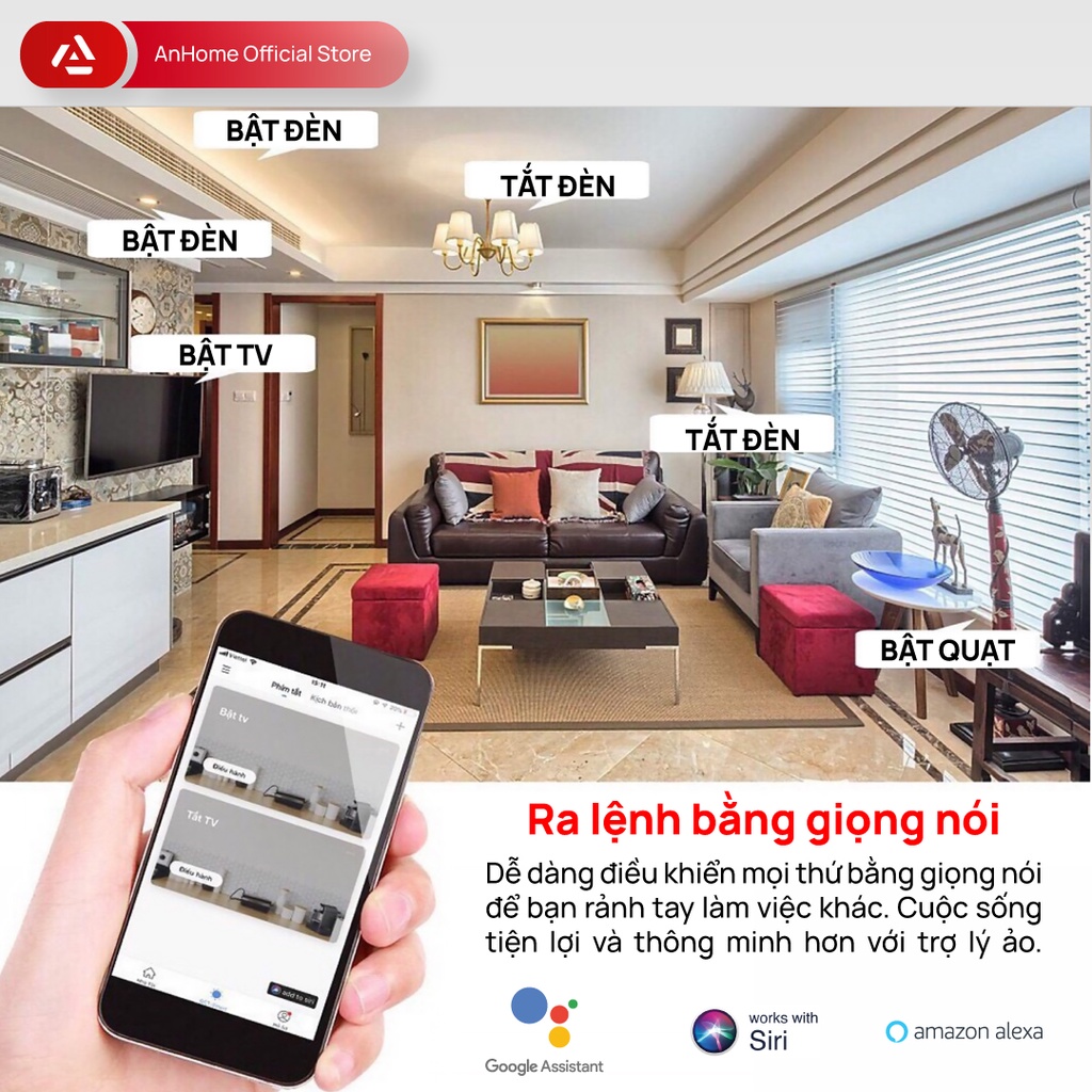 Ổ cắm đo điện thông minh WiFi+BLE AnHome A12, có hẹn giờ, công nghệ TrueSafe, Powered by Tuya Smart