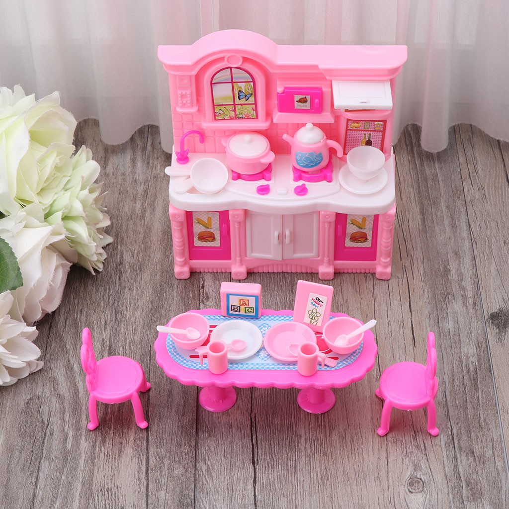 Đồ Chơi Nội Thất Nhà Bếp Cho Búp Bê Barbie