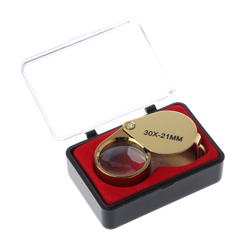 Kính Lúp Soi Đá Quý Bỏ Túi 30x21mm