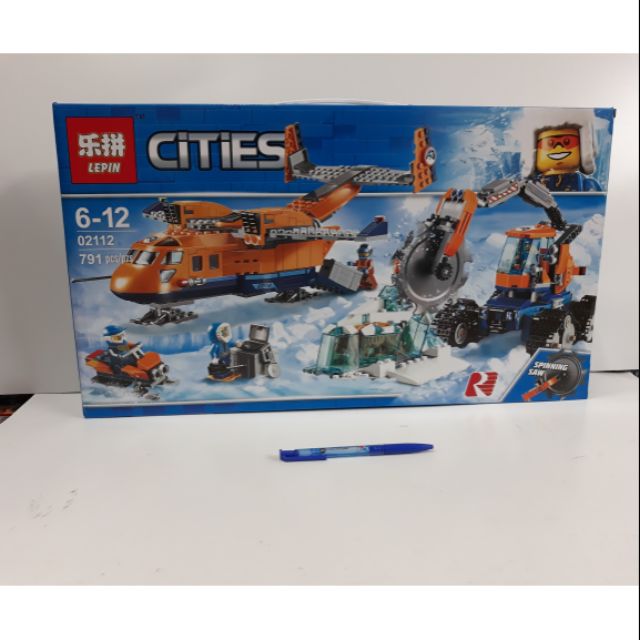 Lego City Arctic Supply Plane Xếp hình Máy Bay Hậu Cần Bắc Cực 791 khối