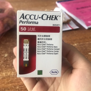 Que thử Đường huyết ACCU - CHEK Performa ( Mỹ ) hộp 50 que test