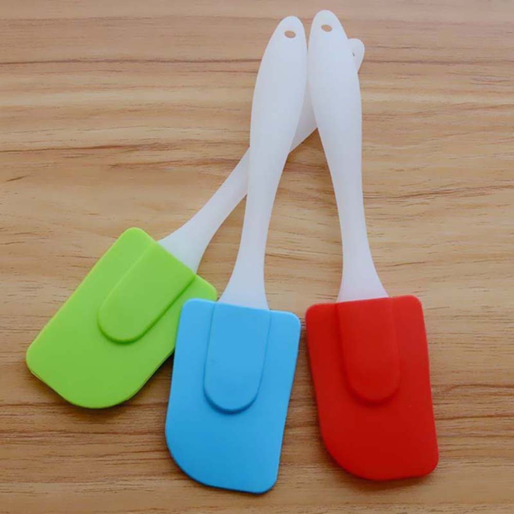 Phới Dẹt Silicon Quấy Bột An Toàn Không Bị Xước Men Chống Dính