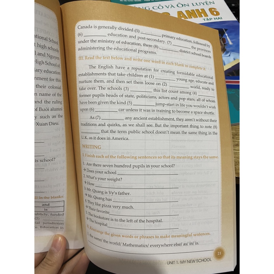 Sách - Củng cố và ôn luyện Tiếng anh 6 tập 1