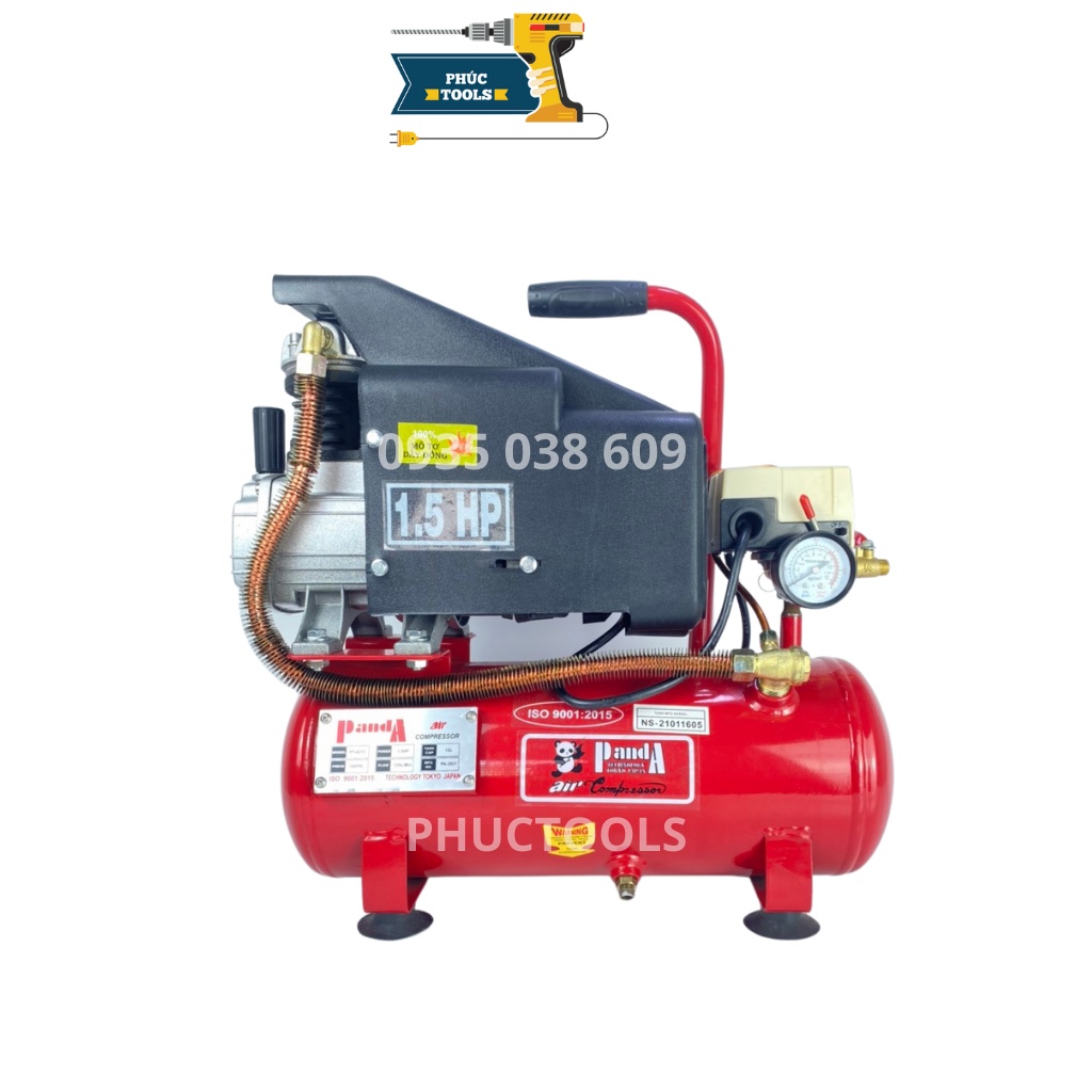 Máy Nén khí 12L PanDa Có Dầu 1.5 HP