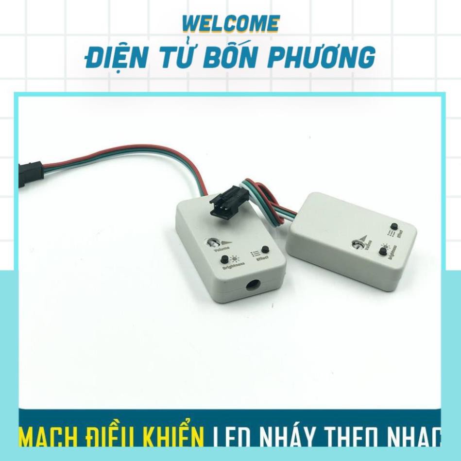 Mạch điều khiển ĐÈN LED nháy theo nhạc 1903 FullColor [ Đã nạp Full hiệu ứng ]