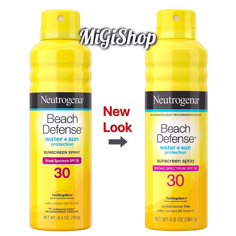 [Hàng Mỹ] Xịt Chống Nắng Đi Biển Neutrogena Beach Defense Sunscreen Spray