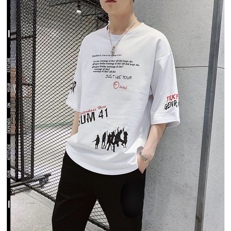 ÁO THUN TAY LỠ NAM NỮ UNISEX FORM RỘNG KIỂU DÁNG HÀN QUỐC THỜI TRANG CAO CẤP - AC139