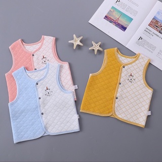 Áo khoác gile cotton trần bông cho bé trai và bé gái - NEW