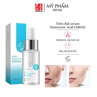 Tinh chất serum 17ml Hyaluronic Acid - NiacinaMide LAIKOU dưỡng ẩm phục hồi làn da làm sáng và mịn màng làn da