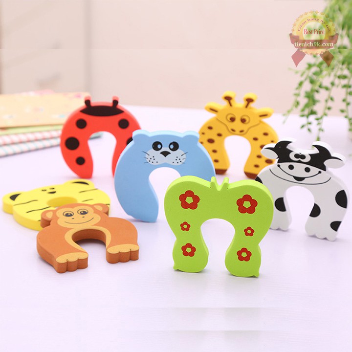 Miếng Xốp Chặn Cửa Chống Sập Hình Thú An Toàn Cho Bé - MTDDT