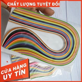 Giấy cuốn quilling làm thiệp, làm tranh/ giấy cuốn kèm dụng cụ