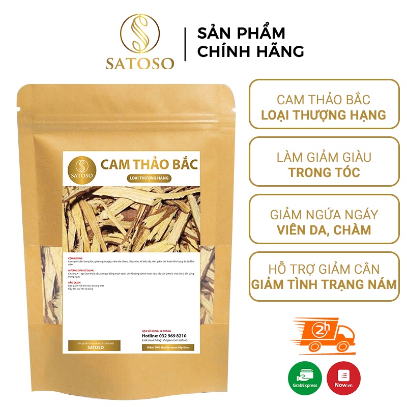 Cam thảo bắc 1kg sấy khô thượng hạng SATOSO SA28